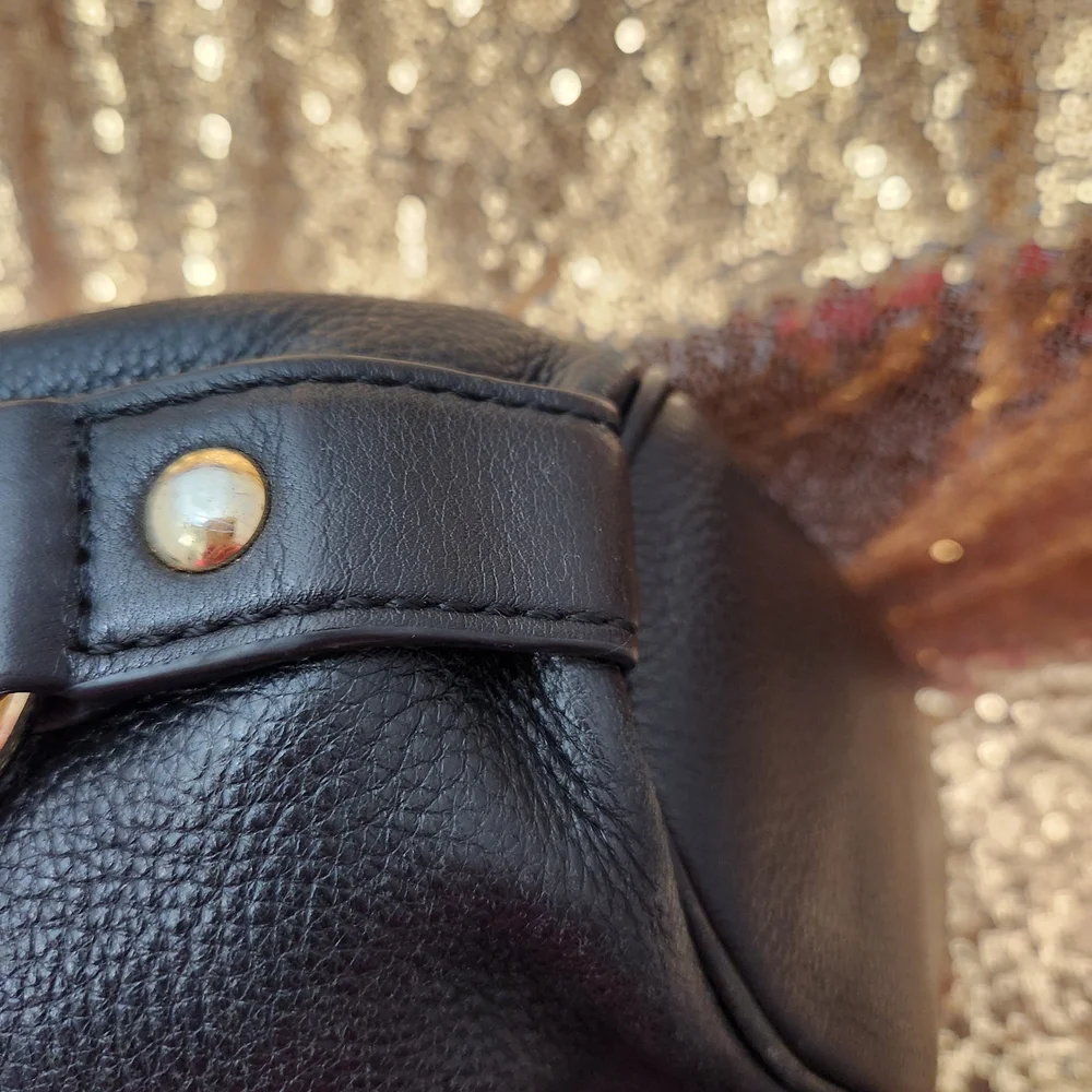 MICHAEL Michael Kors Black Pebbled Leather Shoulder Bag - Picture 3 of 10